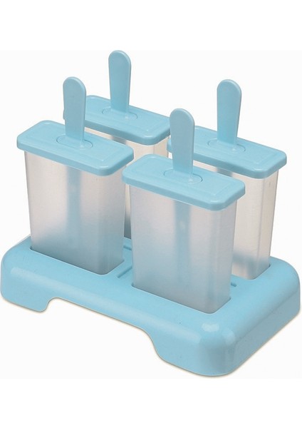 Bule 14X8.7X13CM Stili Dondurma Kalıbı Buzlu Şeker Diy Ev Yapımı Dondurma Makinesi Profesyonel Buz Lolly Kalıp Popsicle Kalıpları Tepsi Mutfak Dıy Aksesuarları (Yurt Dışından)