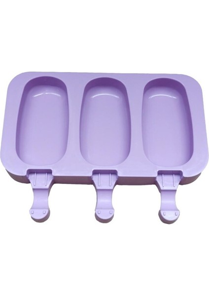 T Stili Silikon Dondurma Kalıbı Kapaklı Dondurma Kalıpları Dıy Ev Yapımı Buz Lolly Kalıp Dondurma Popsicle Ice Pop Maker Kalıp (Yurt Dışından)