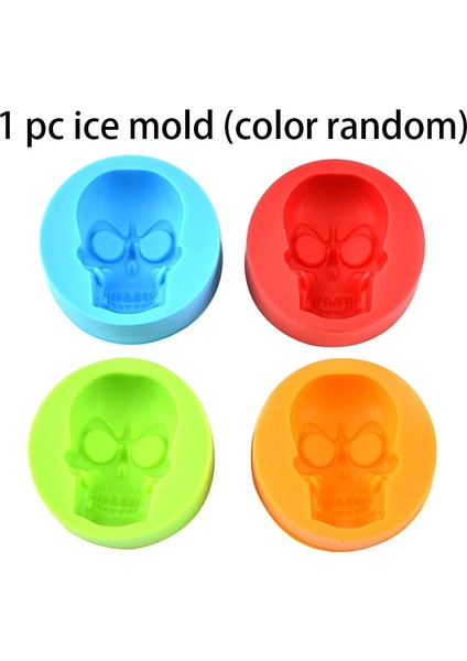 1 Adet Renk Rastgele Stil Buz Kalıbı Buz Küpü Yapıcı Buz Topu Tepsisi Buz Kafatası Şekli Silikon Kalıplar Çikolata Tepsisi Için Kalıp Formları Buz Ev Bar Aksesuarları (Yurt Dışından) fiyatları