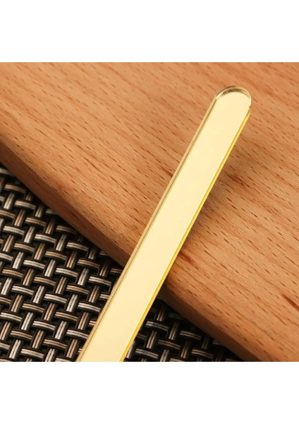 Altın Tarzı Ldren Dıy Dondurma Çubukları Ayna Kek Dondurma Kalın Kar El Sanatları Buz Makale Nokta Çubuk Kalıp Çocuk El Sanatları (Yurt Dışından)