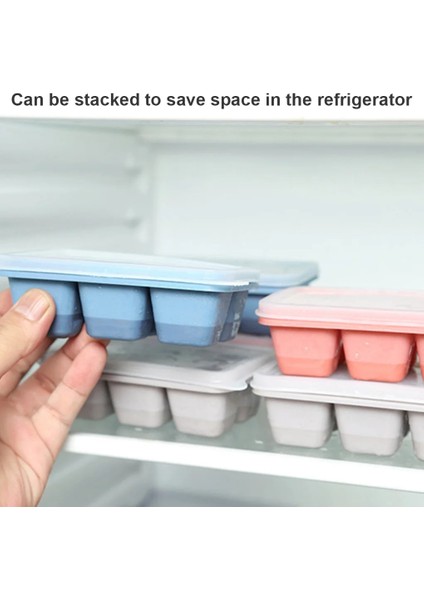 Mavi Stil Izgaralar Sızdırmaz Kapaklı Yumuşak Alt Buz Küpü Kalıbı Ice Cube Maker Şarap Barı Drinki Için Meyve Popsicle Dondurma Kalıbı (Yurt Dışından) indirimleri