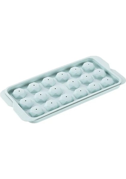18 Izgara Pırlanta Mavi Stili Yaratıcı Yuvarlak Kapaklı Buzluk Plastik Buz Küpü Kalıp Buzdolabı Küresel Büyük Buz Kalıbı Buz Kutusu Mutfak Aletleri Buz Yapıcı (Yurt Dışından)