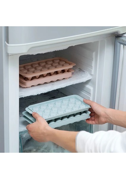 18 Izgara Pırlanta Mavi Stili Yaratıcı Yuvarlak Kapaklı Buzluk Plastik Buz Küpü Kalıp Buzdolabı Küresel Büyük Buz Kalıbı Buz Kutusu Mutfak Aletleri Buz Yapıcı (Yurt Dışından) indirimleri