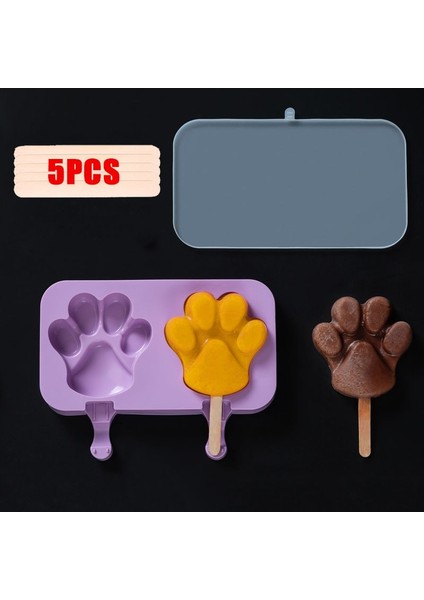 I0001-2 Stili Silikon Dondurma Kalıbı Hayvan Şekli Jöle Buz Hokeyi Makinesi Dıy Gıda Takviyesi Aracı Dondurma Çubuğu Yaz Sıcak Satış (Yurt Dışından)