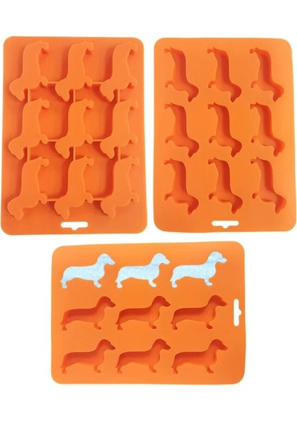 Turuncu Tarzı 22X16X1.5CM Dachshund Köpek Şekilli Silikon Çikolatalı Kurabiye Kalıbı Dıy Ev Buz Tepsisi Mutfak Aletleri Mutfak Yaratıcı (Yurt Dışından) modelleri