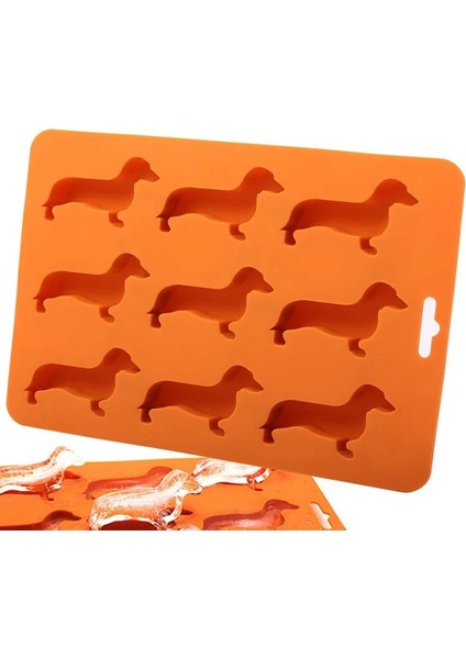 Turuncu Tarzı 22X16X1.5CM Dachshund Köpek Şekilli Silikon Çikolatalı Kurabiye Kalıbı Dıy Ev Buz Tepsisi Mutfak Aletleri Mutfak Yaratıcı (Yurt Dışından) fırsatları
