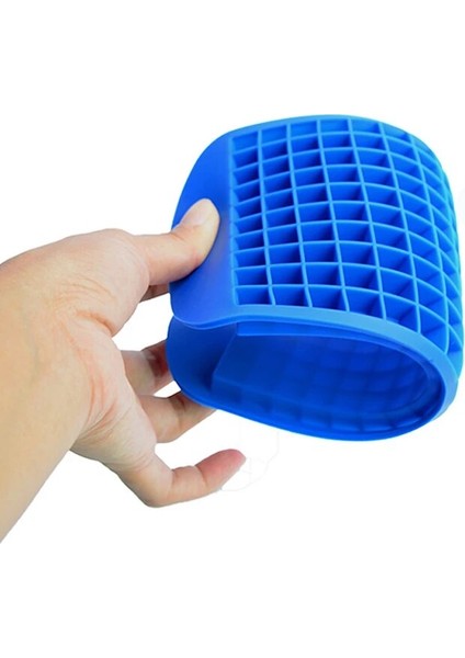 Kırmızı Stil Buz Kalıbı Avity Silikon Bar Buz Küpü Makinesi Mini Kare Buz Tepsisi Çevre Dostu Buz Kalıbı Katlanabilir Dondurma Soğuk Içecekler Araçları (Yurt Dışından)