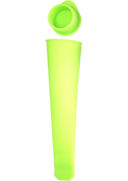 Yeşil Stil Renkli Silikon Pop Buz Kalıp Popsicles Kapaklı Kalıp Dıy Dondurma Jöle Lolly Popsicle Dondurma Makineleri Için Pop (Yurt Dışından)