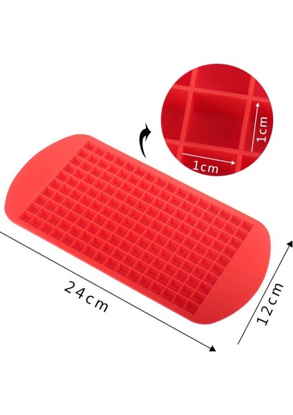 160 Delikli Mavi Stil 160 Izgara Yeniden Kullanılabilir Silikon Ice Cube Maker Kalıp Mini Icecube Tepsi Buz Kovaları Kalıp Buz Şekli Formları Içecekler Viski (Yurt Dışından) fırsatları
