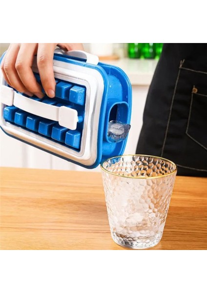 Yeşil Stil Buz Küpü Tepsisi Katlanır Buz Yapıcı Silikon Kalıp 18 Hücreli Bar Aksesuarları Hızlı Dondurma Artefakt Su Şişesi Mutfak Aletleri (Yurt Dışından) fırsatları