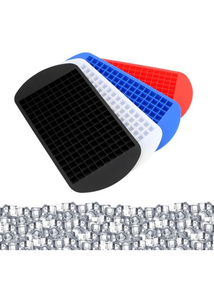 Mavi Stil Buz Küpü Tepsi 160 Izgaralar 1X1CM Silikon Meyve Buz Küpü Makinesi Dıy Yaratıcı Küçük Buz Küpü Kalıp Kare Şekli Mutfak Aksesuarları (Yurt Dışından) fırsatları