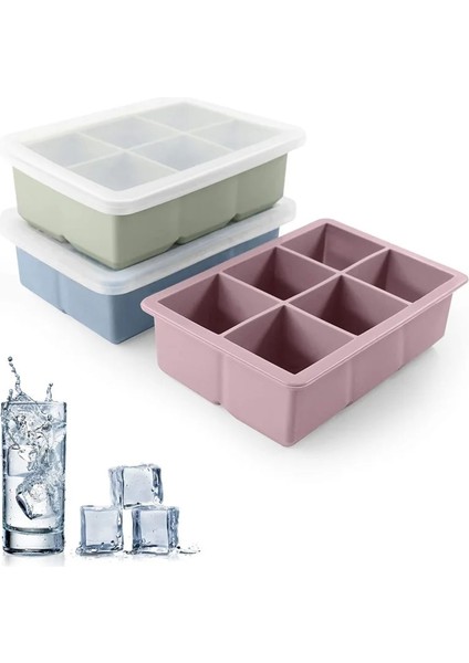 15 Izgara Pembe Stili Kapak Yok 3renk Büyük Izgara Silikon Buz Küpü Kalıp Buz Küpü Makinesi Kapaklı Esnek Silikon Buz Küpü Tepsisi Mutfak Aletleri ve Aksesuarları (Yurt Dışından) fırsatları