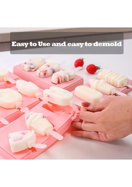 Pençe Kokusu Yüz Stili Silikon Dondurma Kalıbı Çubuklarla Sevimli Hayvan Şekli Jöle Dondurma Kalıbı Ice Pop Popsicle Kalıpları Dıy Ev Yapımı Dondurma Araçları (Yurt Dışından)