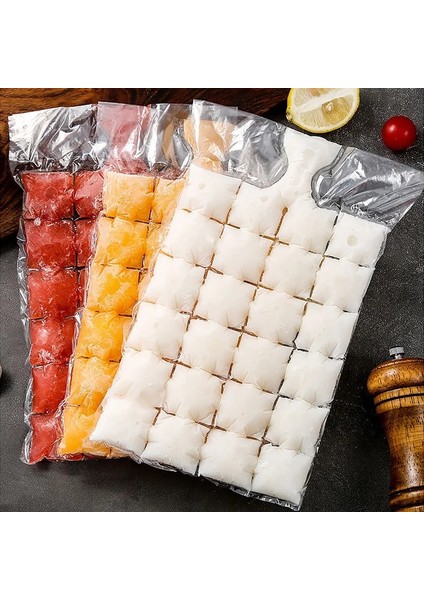 Ack Ice Cube Kalıp Tek Kullanımlık Kendinden Sızdırmazlık Buz Torbaları Şeffaf Daha Hızlı Dondurucu Buz Yapımı Kalıp Torbası Mutfak Aletleri (Yurt Dışından)
