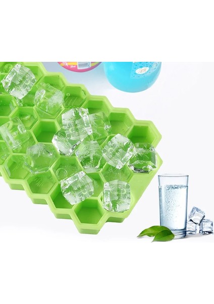 Beyaz Kapaksız Stil Kavite Buz Küpü Tepsi Petek Buz Küpü Kalıbı Gıda Sınıfı Esnek Silikon Buz Kalıpları Çıkarılabilir Kapaklı Viski Kokteyli Için Sıcak (Yurt Dışından) fırsatları