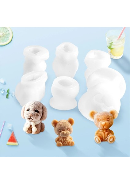 Kedi Stili Yaratıcı Sevimli Karikatür Köpek Kedi Kafatası Ayı Domuz Şekilli Silikon Dondurma Kalıp Buz Tepsisi Küp Maker Mutfak Aksesuarları (Yurt Dışından) fırsatları