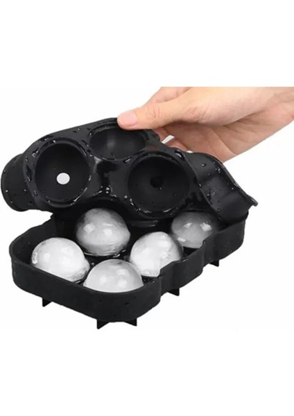 6 Hücre Stili Viski Buz Küpü Makinesi Topu Kalıp Tuğla Yuvarlak Bar Aksesuarları Yüksek Li Siyah Renk Buz Kalıp Mutfak Gereçleri (Yurt Dışından) fiyatları