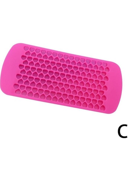 Pembe Tarzı 150 Izgara Kalp Şeklinde Mlicone Buz Küpü Tepsisi Mutfak Kalıbı Buz Kalıbı Bar Çikolata Dıy Sabun Pişirme Kare Küçük Yapımcı (Yurt Dışından)
