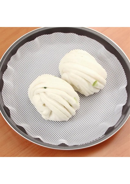 22CM Tarzı 6 Boyutları Beyaz Silikon Vapur Yapışmaz Ped Yuvarlak Köfte Mat Buğulanmış Çörekler Pişirme Pastası Dim Sum Mesh Pişirme Kılıfı (Yurt Dışından) indirimleri