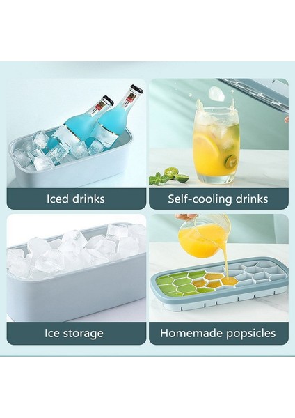 36 Izgara Pembe Tarzı Buz Küpü Tepsileri Silikon Buz Kalıbı Çok Fonksiyonlu Buz Kutusu Dıy Buz Makinesi Için Kapaklı Dondurma Kalıpları Mutfak Bar Aletleri Aksesuarı (Yurt Dışından) fiyatları