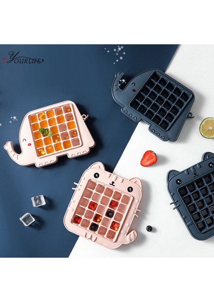 Mavi Kedi Stili Oyourlıfe Sevimli Karikatür Plastik Buz Küpü Tepsisi Aile Buz Küpü Makinesi Mutfak Bar Dıy Kare Şekli Hızlı Dondur Buz Küpü Kalıp (Yurt Dışından) modelleri