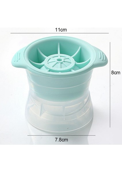 Yeşil Stil O 6cm Dıy Dondurma 6cm Silikon Kalıp Buz Küpü Tepsi Maker Viski Kokteyl Yuvarlak Top Kalıp Bar Aracı Mutfak Alet Aksesuarları Için (Yurt Dışından)
