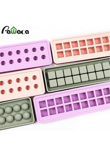 Pembe Kare Stili 20 Izgara Gıda Sınıfı Silikon Buz Küpü Tepsisi Kalıp Topu Kare Şekli Dıy Buz Kalıbı Dondurma Makinesi Viski Partisi Bar Içecek Aksesuarları (Yurt Dışından) fiyatları