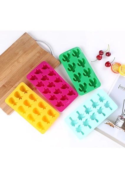 Gül Kırmızısı Stili Gıda Sınıfı Silikon Kapaklı Buz Kutusu Yaz Buz Küpü Kalıp Tepsisi Dıy Ev Yapımı Buz Küpü Esnek Dondurma Kalıbı Mutfak Aletleri (Yurt Dışından) fırsatları