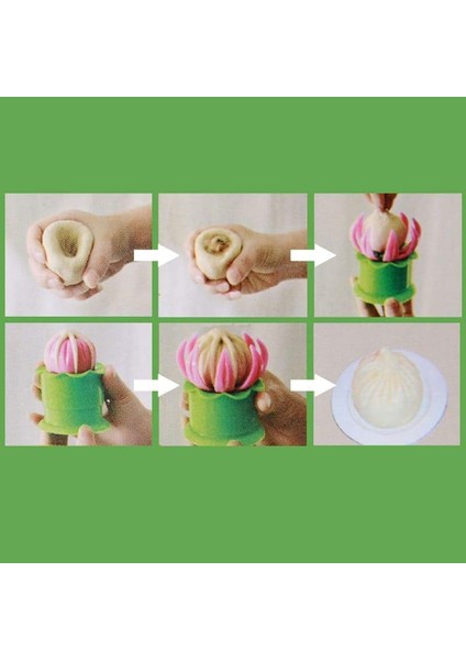 Rastgele Renk 1 Adet Tarzı Dıy Hamur Işleri Pasta Börek Makinesi Çin Baozi Kalıp Pişirme ve Hamur Işleri Mutfak Aracı Buğulanmış Doldurulmuş Topuz Yapma Kalıp Jy (Yurt Dışından)