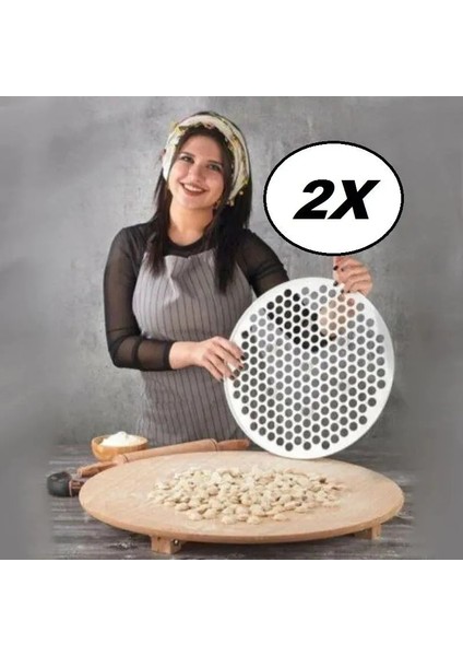 199 Delik 2x Stili Mantı Makinesi Pasta Hamur Presi Mantı Mutfak Gereçleri Kalıp Pelmeni Makarna Mantı Kalıp Mutfağı Dıy Wrappe Delik (Yurt Dışından)