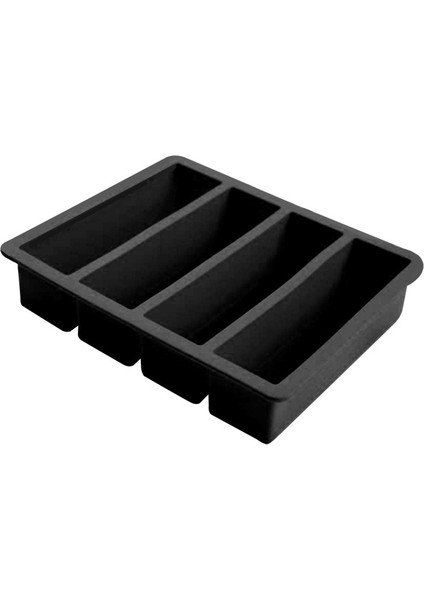 Siyah Stil Uzun Buz Küpü Tepsisi Yeniden Kullanılabilir Silikon Buz Küpü Kalıbı Bpa Içermeyen Buz Makinesi Gıda Sınıfı Silikon Buz Küpleri (Yurt Dışından)