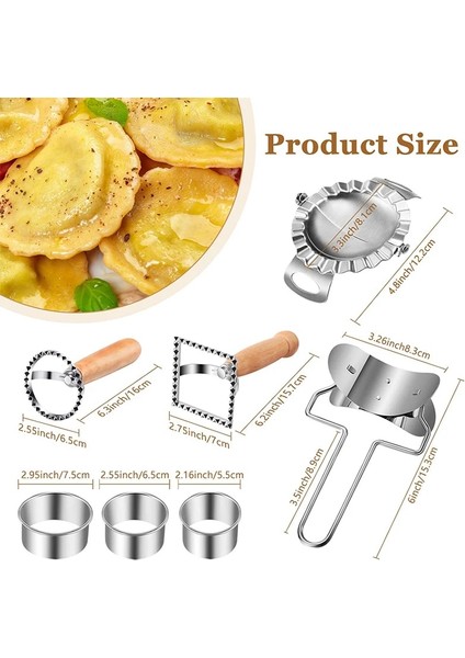 S Tarzı Hamur Kalıpları Paslanmaz Çelik Hamur Makinesi Araçları Hamur Basın Empanada Pasta Mantı Hamur Kalıpları Pişirme Mutfak Aksesuarları (Yurt Dışından) modelleri