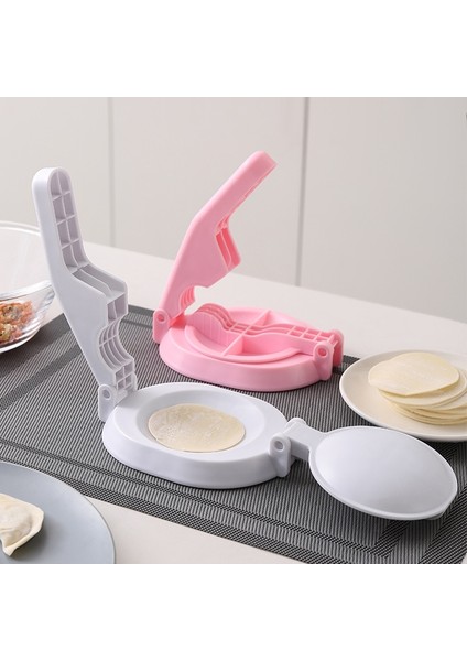 Beyaz Stil Hamur Presleme Aracı Baskı Börek Cilt Basın Börek Sarıcı Yapma Kalıp Mutfak Gadget Pişirme Pasta Aracı Hamur Makinesi (Yurt Dışından)
