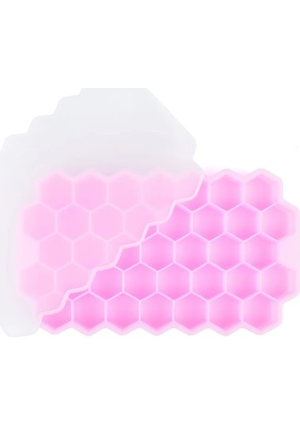 Pembe Tarzı Petek Buz Kalıbı Buz Küpü Yapıcı 37 Hücreli Silikon Kalıp Gıda Sınıfı Buz Bar Aksesuarları Için Esnek Silikon Buz Kalıbı Formları (Yurt Dışından) fiyatları