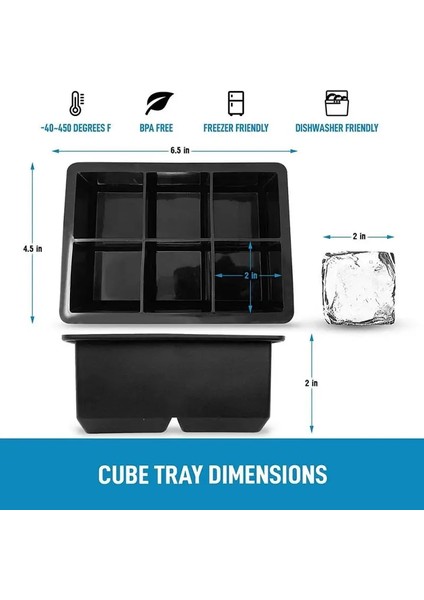 Şeffaf Stil 1 Takım Licone Ice Cube Maker Formu Buz Şekeri Kek Puding Çikolata Kalıpları Dıy Viski Kokteyli Kolay Çıkan Buz Küpü Tepsileri Kalıpları (Yurt Dışından)