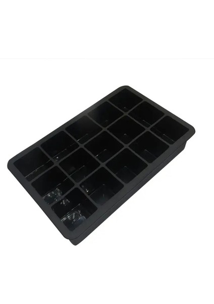 Siyah Stil Silikon Ice Cube Maker 15-Cavity Dıy Buz Maker Ice Cube Tepsiler Kalıpları Buz Şeker Kek Puding Çikolata Viski Kalıpları Aracı (Yurt Dışından)