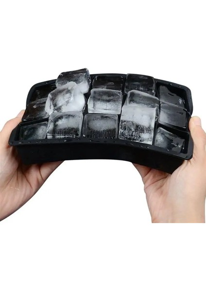 Siyah Stil Silikon Ice Cube Maker 15-Cavity Dıy Buz Maker Ice Cube Tepsiler Kalıpları Buz Şeker Kek Puding Çikolata Viski Kalıpları Aracı (Yurt Dışından) modelleri