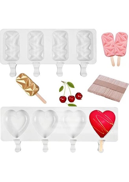 Elips 8 Delik Stili Silikon Dondurma Kalıbı Silikon Kalıp Çikolatalı Dondurma Kalıbı Yapımcıları Silikon Kalıplar Veya Dondurma Buz Kalıbı Buzlu Şeker Çubukları (Yurt Dışından) fiyatları
