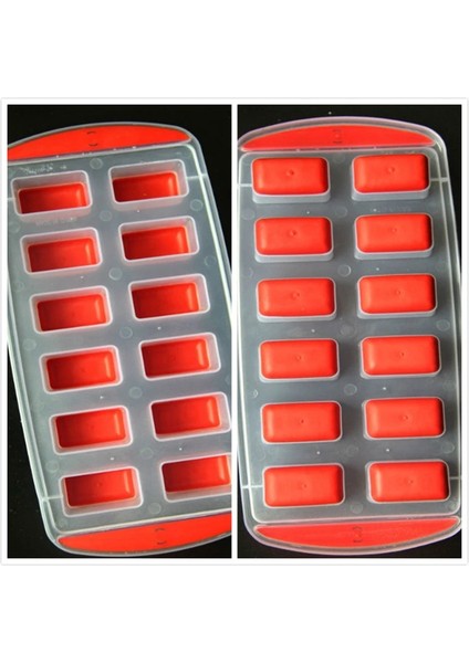 12 Kare Tarzı Güvenlik Silikon Meyve Şekli Buz Küpü Yaratıcı Buz Makinesi Dıy Yaratıcı Küçük Buz Küpü Kalıbı (Rastgele Renkler) (Yurt Dışından)