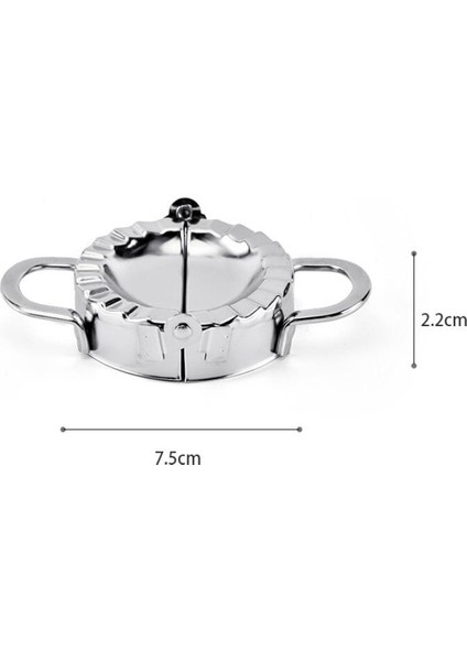 S Beden Stili Paslanmaz Çelik Börek Makinesi Seti Hamur Kesici Börek Kalıp Pasta Mantı Mutfak Pasta Araçları Mutfak Pişirme Aksesuarları (Yurt Dışından)