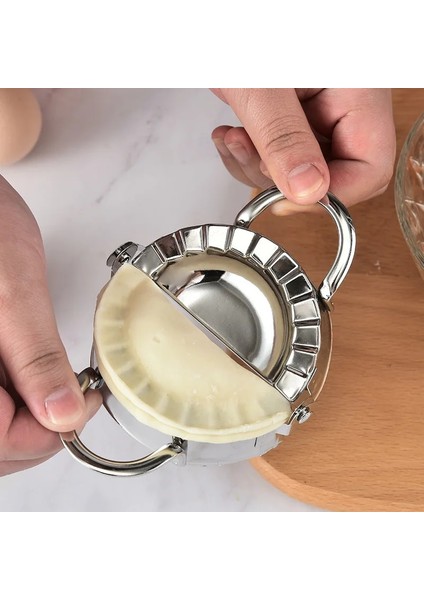 S Beden Stili Paslanmaz Çelik Börek Makinesi Seti Hamur Kesici Börek Kalıp Pasta Mantı Mutfak Pasta Araçları Mutfak Pişirme Aksesuarları (Yurt Dışından) modelleri