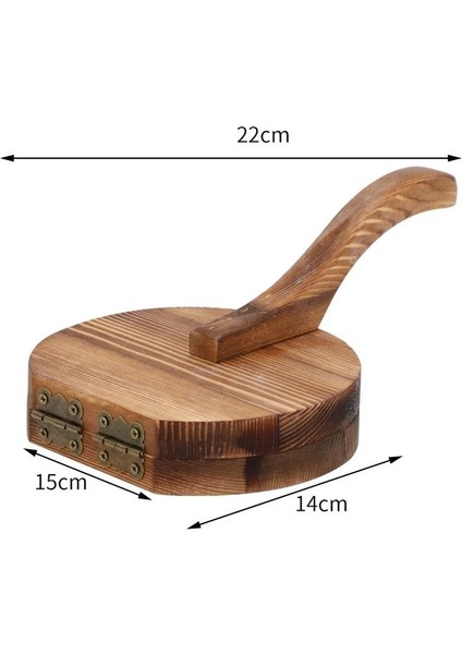 No.2 Tarzı 1 Adet Ahşap Hamur Kalıp Hamur Presleme Aracı Hamur Makinesi Kalıp Kesici Sarıcı Mantı Hamur Baskı Empanada Kalıp Mutfak Gereçleri (Yurt Dışından)