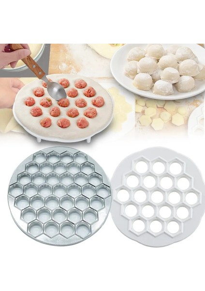 29,6x2,5 cm Stili Mutfak Hamur Basın Mantı Yapma Kalıp Hamur Kalıp Makinesi Dıy Maker Pelmeni Kalıp Makarna Formu 37 Delik Mutfak Aletleri (Yurt Dışından)