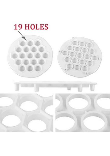 29,6x2,5 cm Stili Mutfak Hamur Basın Mantı Yapma Kalıp Hamur Kalıp Makinesi Dıy Maker Pelmeni Kalıp Makarna Formu 37 Delik Mutfak Aletleri (Yurt Dışından)