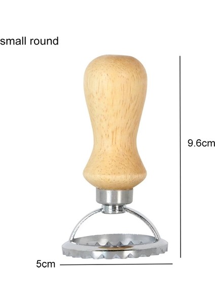 Small Round Style Paslanmaz Çelik Kek Pasta Bisküvi Kabartmalı Pişirme Aracı Hamur Kenarı Kek Tatlı Kalıp Pasta Pizza Meyve Kesici Pişirme Aksesuarları (Yurt Dışından)