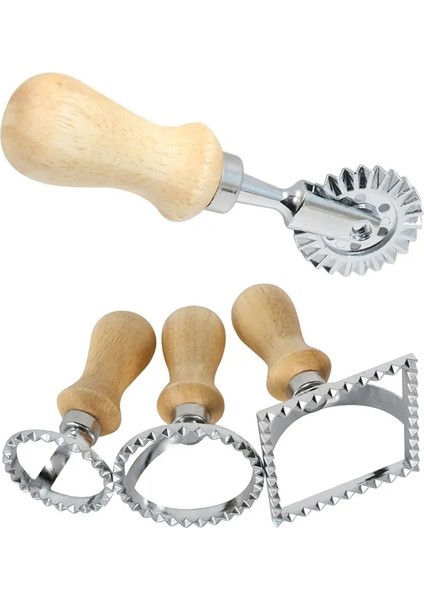 Small Round Style Paslanmaz Çelik Kek Pasta Bisküvi Kabartmalı Pişirme Aracı Hamur Kenarı Kek Tatlı Kalıp Pasta Pizza Meyve Kesici Pişirme Aksesuarları (Yurt Dışından)