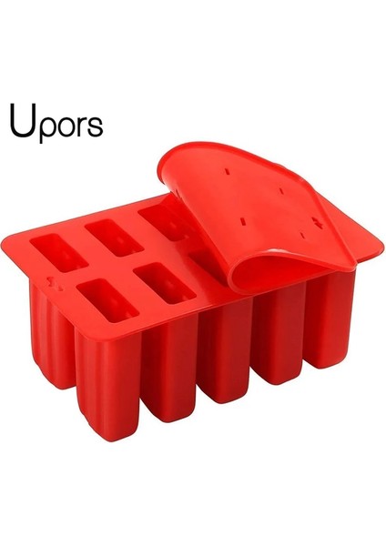 4 Kavite Kırmızı Stil Uporavity Popsicle Silikon Kalıplar Gıda Sınıfı Ev Yapımı Mutfak Silikon Popsicle Kalıp Dondurulmuş Ice Pop Cream Maker Bpa Içermez (Yurt Dışından) fiyatları