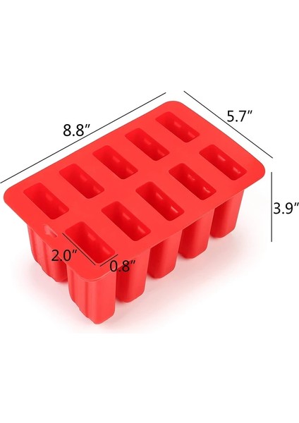 4 Kavite Kırmızı Stil Uporavity Popsicle Silikon Kalıplar Gıda Sınıfı Ev Yapımı Mutfak Silikon Popsicle Kalıp Dondurulmuş Ice Pop Cream Maker Bpa Içermez (Yurt Dışından) modelleri