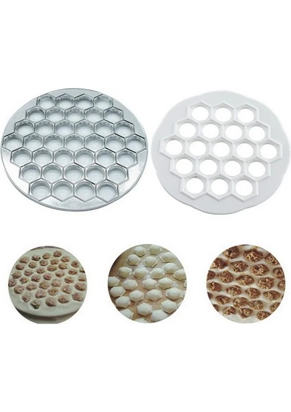 Tip3 Stili Mutfak Börek Makinesi Hamur Presi Mantı Yapma Kalıp Börek Kalıbı Dıy Kalıp Makarna Formu 37 Delik (Yurt Dışından)