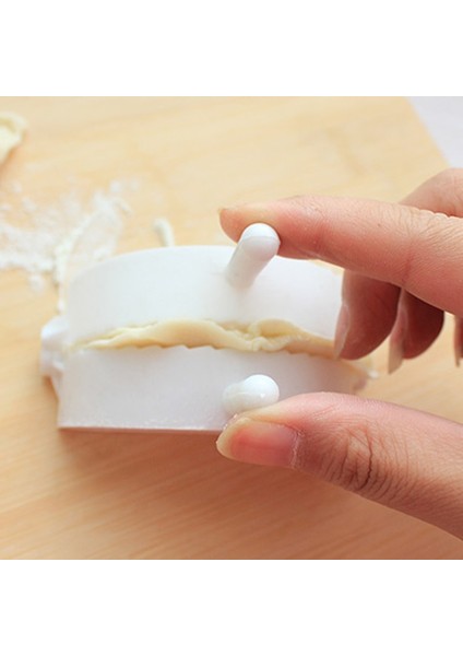 Beyaz Stil Fashioece Beyaz Plastik Börek Makinesi Kalıp Makinesi Küçük Uygun Börek Araçları Mutfak Aksesuarları (Yurt Dışından) indirimleri